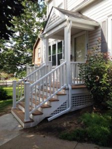 Exterior home remodeling project with a porch addition | MTP Construction in Mt. Laurel, NJ
