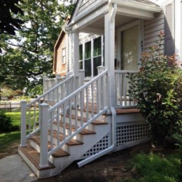 Exterior home remodeling project with a porch addition | MTP Construction in Mt. Laurel, NJ